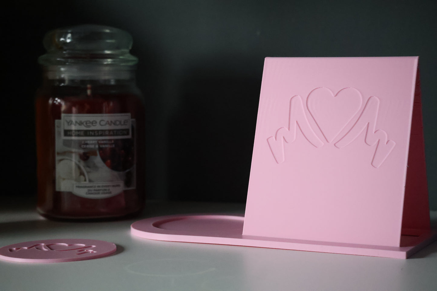 Book And Kindle Stand With Coaster